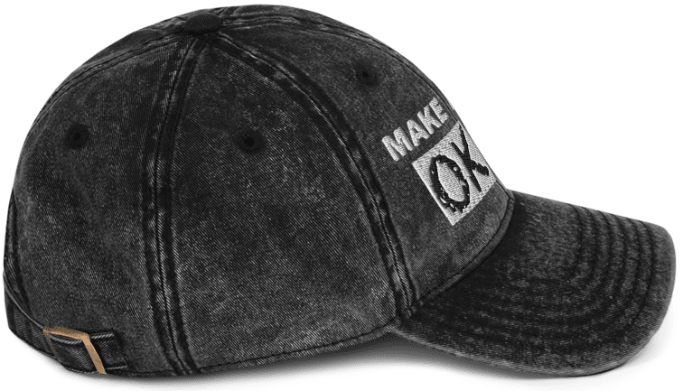 "Make America OK Again" cap, black